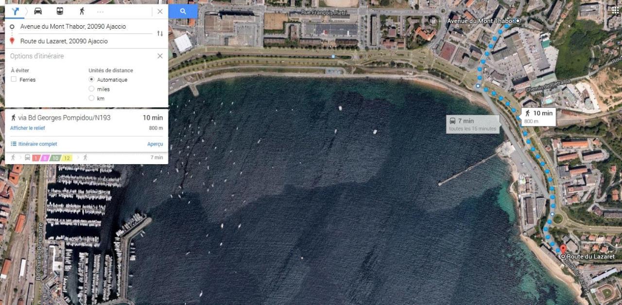 Bel Orizonte, Grand appart 70m2 vue mer Ajaccio  Buitenkant foto